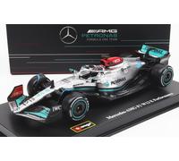MODÈLE DE VOITURE STATIQUE DIECAST MERCEDES GP F1 W13E #63 RUSSELL 2022 ÉCHEL...