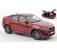 MODÈLE DE VOITURE STATIQUE DIECAST NOREV BMW X6M 2015 ROUGE MODELISME ÉCHELLE...