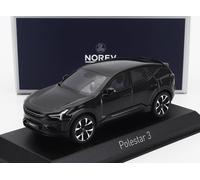 MODÈLE DE VOITURE STATIQUE DIECAST NOREV POLESTAR 3 2024 NOIR MODÉLISME ÉCHEL...