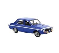 Modèle De Voiture Statique en Alliage Moulé sous Pression À L'échelle 1:18 pour Renault 12 Gordini Collection De Fans Décoration De La Maison Ornements en Métal Jouets Non RC(Bleu)
