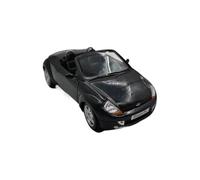 Modèle De Voiture Statique en Alliage Moulé sous Pression Ford 2003 Street Ka À L'échelle 1:18 Collection De Noël(Black)