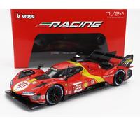 MODÈLE DE VOITURE STATIQUE FERRARI 499P LE MANS 2023 PIER GUIDI JUVINAZZI 1/24