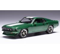 MODÈLE DE VOITURE STATIQUE FORD MUSTANG FASTBACK 1969 VERT MODÉLISATION ÉCHEL...