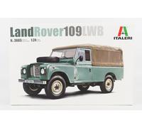 MODÈLE DE VOITURE STATIQUE ITALIEN LAND ROVER 109 LWB SOFT-TOP 1958 ÉCHELLE 1/24