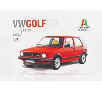 MODÈLE DE VOITURE STATIQUE ITALIEN VOLKSWAGEN GOLF GTI 1976 MODÈLE ÉCHELLE 1:24