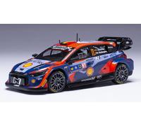MODÈLE DE VOITURE STATIQUE IXO HYUNDAI I20 WRC NEUVILLE CENTR EUROPE RALLY 20...