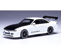 MODÈLE DE VOITURE STATIQUE IXO NISSAN 240 SX 1997 BLANC MODÉLISME ÉCHELLE 1/43