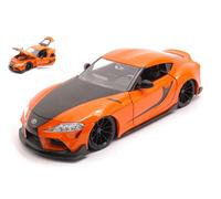 MODÈLE DE VOITURE STATIQUE JADA TOYSOTA SUPRA 2020 FAST FURIOUS ORANGE 1/24