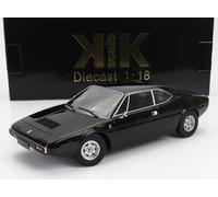 MODÈLE DE VOITURE STATIQUE KK FERRARI DINO 308 GT4 1974 NOIR MODÉLISME ÉCHELL...