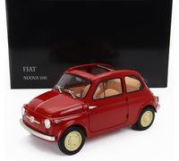 08966R Fiat Nuova 500 Coral Red Kyosho 1/18