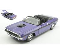 MODÈLE DE VOITURE STATIQUE MAISTO DODGE CHALLENGER R/T CONVERTIBLE 1970 VIOLE...