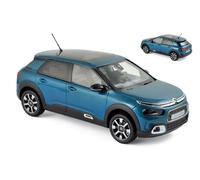 MODÈLE DE VOITURE STATIQUE NOREV CITROEN C4 CACTUS 2018 BLEU MODÉLISATION ÉCH...
