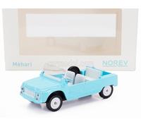 MODÈLE DE VOITURE STATIQUE NOREV CITROEN MEHARI 1978 BLEU MODELISME ÉCHELLE 1/43