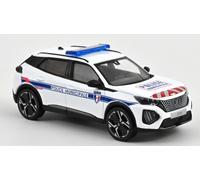Norev – Voiture miniature – Peugeot 2008 Police Municipale 2024 – 1:43 – Blanc/Bleu/Rouge