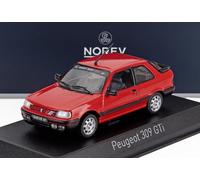 MODÈLE DE VOITURE STATIQUE NOREV PEUGEOT 309 GTI PTS DECO 1987 ROUGE ÉCHELLE ...
