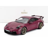 MODÈLE DE VOITURE STATIQUE NOREV PORSCHE 911 992 GT3 COUPÉ 2021 RUBY STAR 1/18