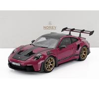 MODÈLE DE VOITURE STATIQUE NOREV PORSCHE 911 992 GT3 RS COUPE WEISSACH PACK 2022