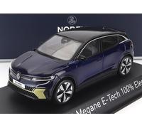 NOREV Renault Megane E-Tech 100% Electric 2022 Midnight Blue and Black 1:43