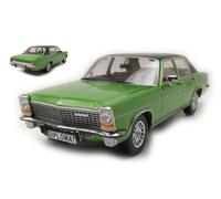 MODÈLE DE VOITURE STATIQUE OPEL DIPLOMAT B 1972 VERT/NOIR MODÉLISME ÉCHELLE 1:18