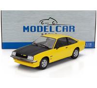 MODÈLE DE VOITURE STATIQUE OPEL MANTA B GT/E 1975 JAUNE MODELISME ÉCHELLE 1:18