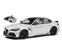 MODÈLE DE VOITURE STATIQUE SOLIDE ALFA ROMEO JULIA GTA 2022 BLANC ÉCHELLE 1/18