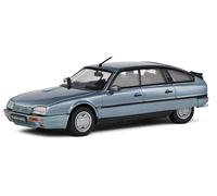 MODÈLE DE VOITURE STATIQUE SOLIDE CITROEN CX 2.5I GTI TURBO 2 1988 BLEU...