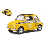 MODÈLE DE VOITURE STATIQUE SOLIDE FIAT 500 1965 TAXI NEW YORK MODÉLISATION ÉC...