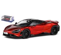 MODÈLE DE VOITURE STATIQUE SOLIDE MCLAREN 765LT 2020 ROUGE MODÉLISATION ÉCHEL...