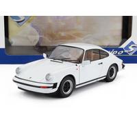 MODÈLE DE VOITURE STATIQUE SOLIDE PORSCHE 911 930 SC COUPE 1974 BLANC ÉCHELLE...