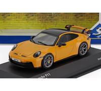 MODÈLE DE VOITURE STATIQUE SOLIDE PORSCHE 911 992 GT3 COUPE 2023 JAUNE...