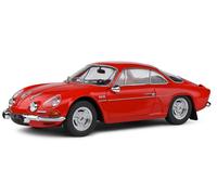 MODÈLE DE VOITURE STATIQUE SOLIDE RENAULT ALPINE A110 1600S 1969 ROUGE ÉCHELL...
