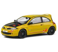 MODÈLE DE VOITURE STATIQUE SOLIDE RENAULT MEGANE R26 R 2008 JAUNE ÉCHELLE 1:43