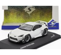 MODÈLE DE VOITURE STATIQUE SOLIDE TOYOTA GR86 ROCKET BUNNY COUPÉ 2022 BLANC 1/43