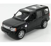 MODÈLE DE VOITURE STATIQUE WELLY LAND ROVER DISCOVERY IV 2010 NOIR ÉCHELLE 1/24