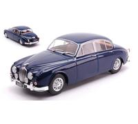 MODÈLE DE VOITURE STATIQUE WHITEBOX JAGUAR MK II 1960 BLEU MODELISME...