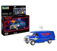 Revell Maquette de voiture Stranger Things GMC WSQK Squawk Van 1:25 Avec colle peintures accessoires