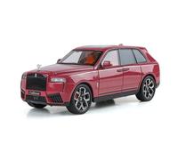 Modèle de Voiture SUV Rolls-Royce Cullinan à l'échelle 1:24, en Alliage de Zinc, avec Ornements Miniatures à Tirer(Red)