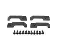 Modèle De Voiture Télécommandée 1/10, Accessoires De Simulation De Voiture Grimpante Trx4, Charnière De Décoration Noire, Poignée De Porte, Trx-4