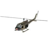 Modèle Découpé Au Laser 3D Hélicoptère UH-1 Huey En Métal + Pince 00030