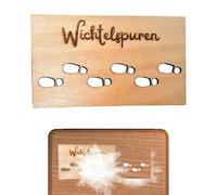 Modèle d'empreintes de pas de gnome, pochoir de lutin pour empreintes de pas, accessoires de lutin de Noël, kit d'accessoires de Noël, modèle de sol, lutin de Noël, pochoirs de pulvérisation de neige