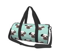 Modèle d'enfants d'illustration de Chiot Bleu Carlin, Sac de Voyage de Grande capacité, Sac à Main Rond, Sac de Voyage de Sport, fourre-Tout, Sac de Fitness