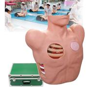 Modèle d'entraînement à la thoracentèse, drainage for pneumothorax et pleural fermé, médical pédagogique
