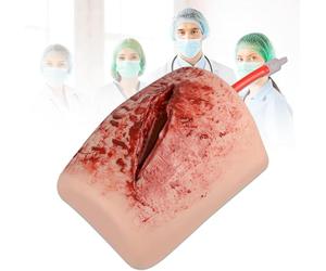 Modèle D'entraînement À L'arrêt des Hémorragies, Kit D'entraînement Au Pansement des Blessures À La Cuisse, Modèle de Peau Humaine en Silicone, Modèle de Soins des Plaies, Modèle Pédagogique