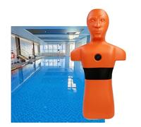 Modèle D'entraînement Au Feu Orange/Jaune,Mannequin D'entraînement À l'eau De 100 Cm De Haut,Outils Pédagogiques De Prévention De La Noyade,avec 3 Trous D'entrée(Orange)
