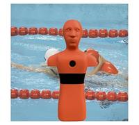 Modèle D'entraînement Au Feu, Outils Pédagogiques De Prévention De La Noyade Orange/Jaune, Mannequin D'entraînement À l'eau, for Un Drainage Rapide, PE Durable(Orange)