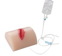 Modèle D'entraînement De Base Pour Les Blessures, Modèle De Simulation De Lacération, Soins Des Plaies/pratique L'hémostase/exercices Bandage, Silicone Élastique Souple, Pratique Des Premiers Secours