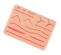 Modèle d'entraînement de suture chirurgicale avec 14 plaies en silicone de qualité alimentaire réaliste pour simulation de texture de la peau Outil éducatif Modèle de pratique de suture chirurgicale