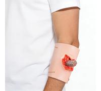 Modèle d'entraînement portable pour la pratique des premiers secours | Simulateur de membre en silicone réutilisable pour l'emballage des plaies, l'hémostase, le pansement et l'entraînement aux
