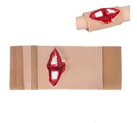 Modèle d'entraînement pour Fracture Ouverte du Tibia, Dispositif d'entraînement au Pansement, Portable et réutilisable, pour Cours de médecine, Cadeau pour médecin et infirmière