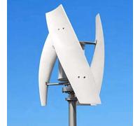 Modèle d'éolienne 12 V 24 V 48 V 96 V Axe vertical triphasé avec 3 pales pour l'enseignement, la décoration et l'expérimentation